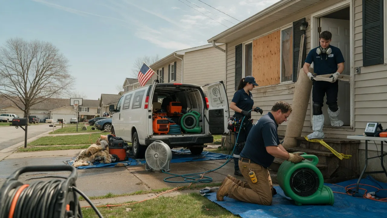 Water Damage Restoration in Toulon, IL near me